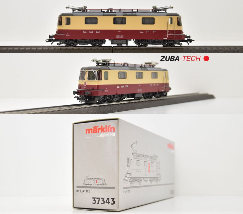 Märklin 37343 E-Lok Re 4/4 II SBB TEE H0 Digital mit OVP (Gebraucht) in ...