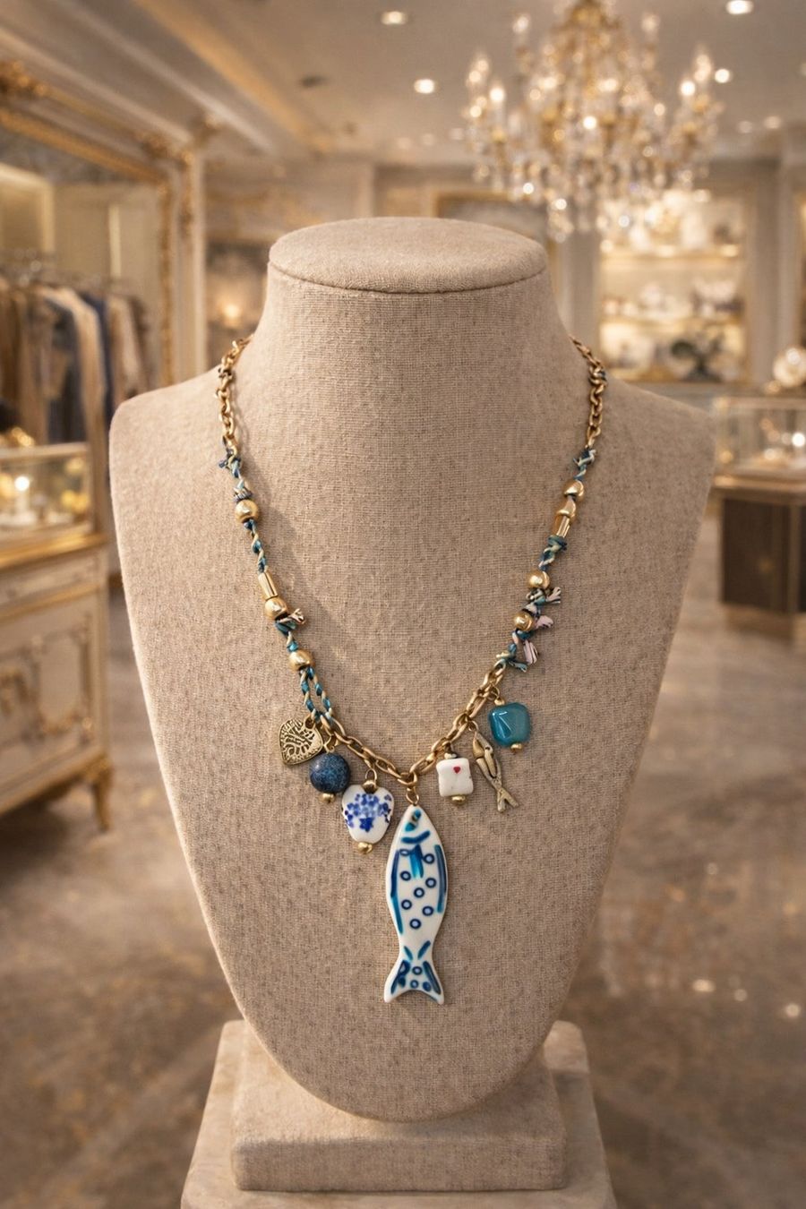 Catenine: Collana con ciondoli ispirati al mare – Nuovo e nell'imballaggio originale da Lugano venduto da solowolford