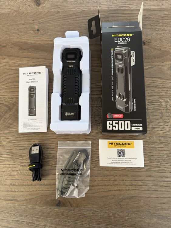 Torcia tattica Nitecore EDC29 6500 Lumen - Armeria 3GUN