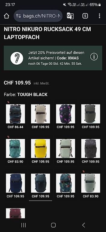 Rucksäcke: Nitro Nikuro Rucksack NEU OVP – Neu und originalverpackt aus Zizers von watchcomp.