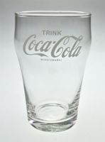 Coca Cola TRINK kleines altes 2 dl Glas