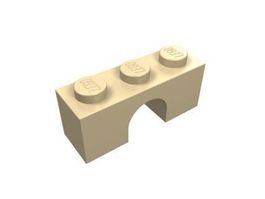 LEGO - 100x Tan Arch 1x3 - 4490 -  NEW