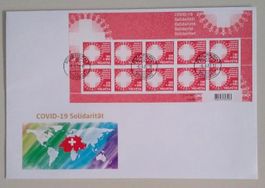Ersttagsbrief FDC Corona, COVID-19