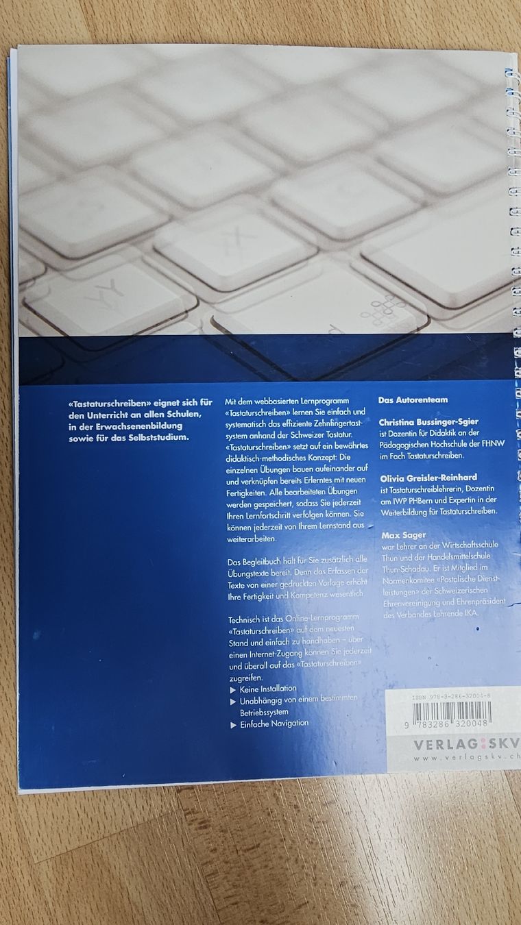 Libri: Tastaturschreiben: Begleitbuch – Usato da Suberg venduto da nat_qvg5 1