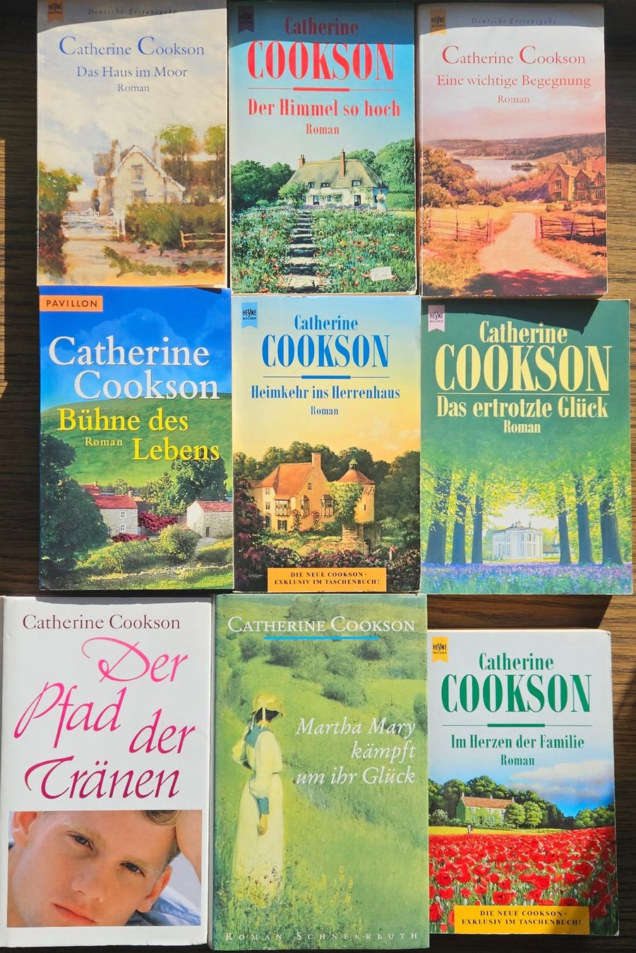Libri: 9 Catherine Cookson Romane – Usato da St. Gallen venduto da Patrizia0711