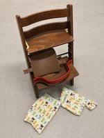 Stokke Tripp Trapp Hochstuhl dunkelbraun  mit Baby Set