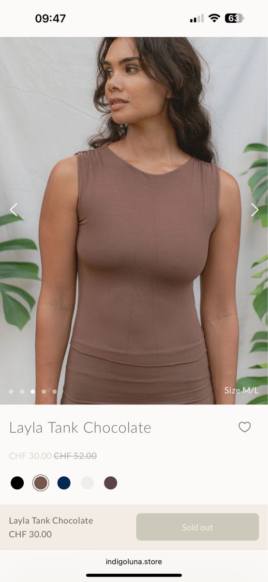 Tops: Indigo Luna Layla top – Neuf (Voir description) à Confignon par mel_9m6w