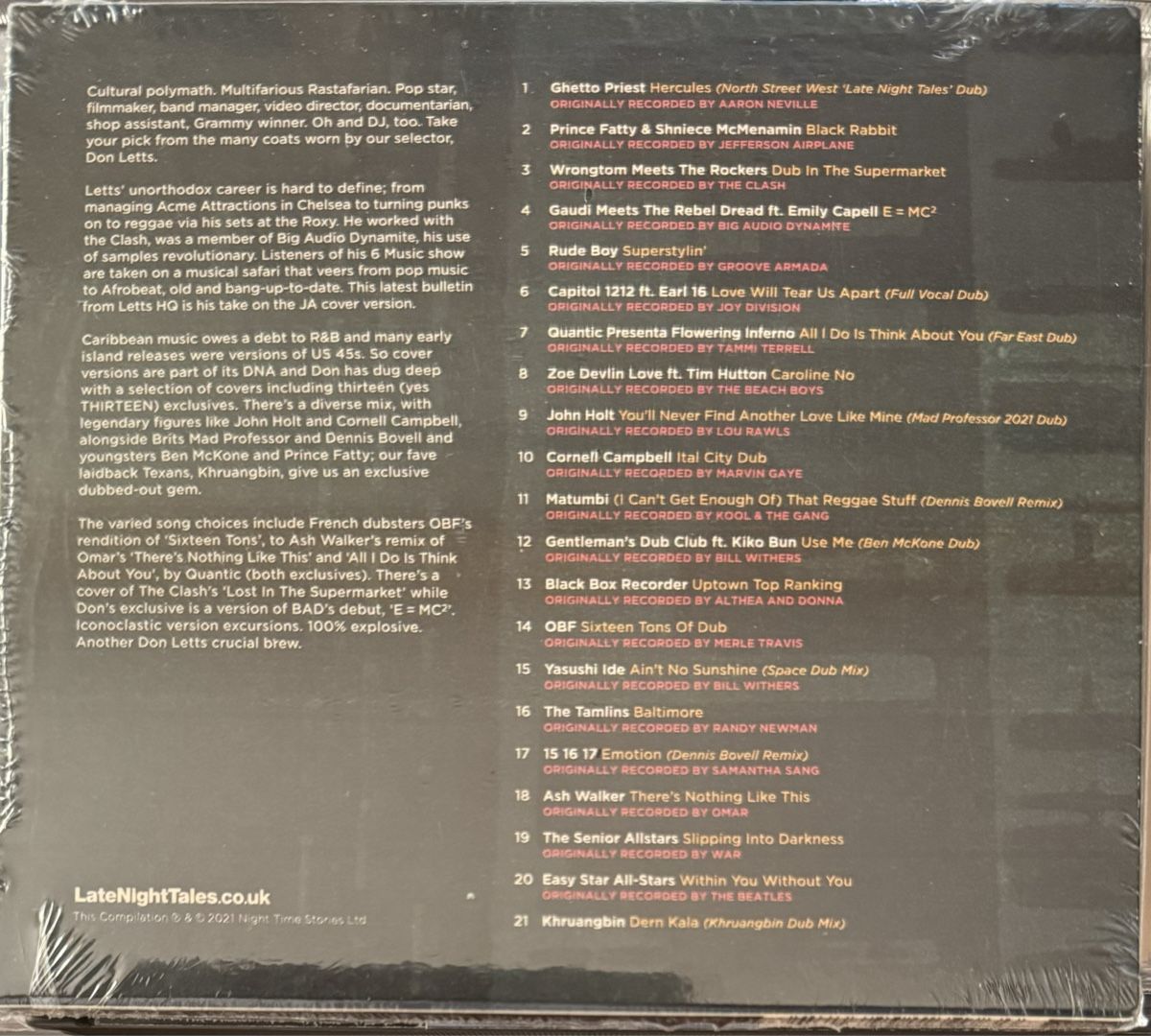 CD: Version Excursion — By Don Letts (CD OVP) – Nuovo e nell'imballaggio originale da Wettswil venduto da osoma99 1