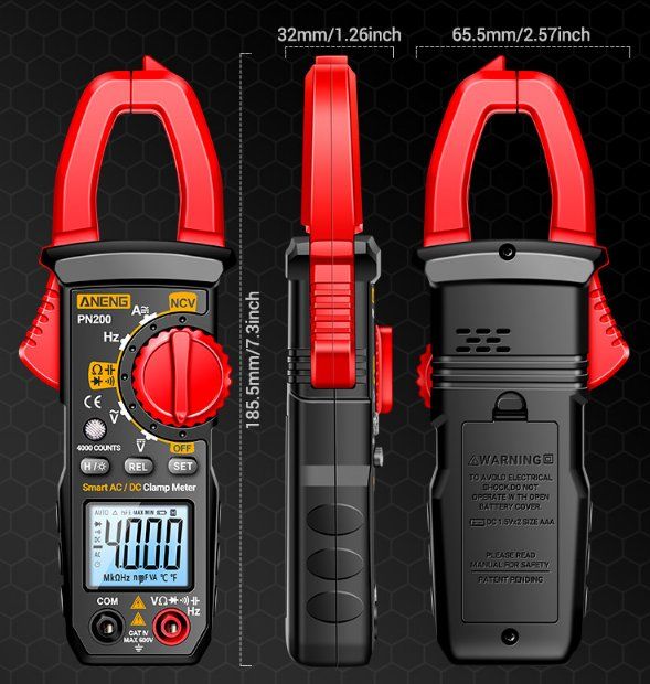 Misurare: 4000 Counts DC/AC Strom Multimeter Strommessgerät – Nuovo (secondo la descrizione) da Thun venduto da keller001