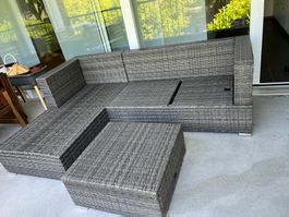 Gartenlounge Rattan