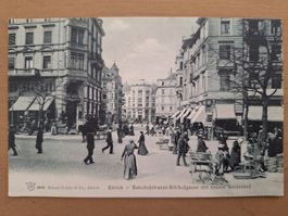 Zürich Bahnhofstrasse Sihlhofgasse mit neuem Seidenhof 