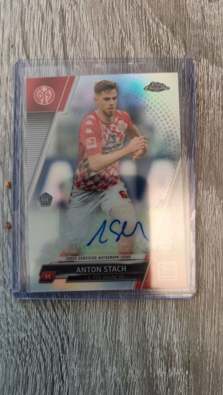 Topps Cartes à collectionner: Topps Chrome 21/22 Anton Stach mit Autogramm RC – D'occasion à St. Gallen par RudyundFloydCards