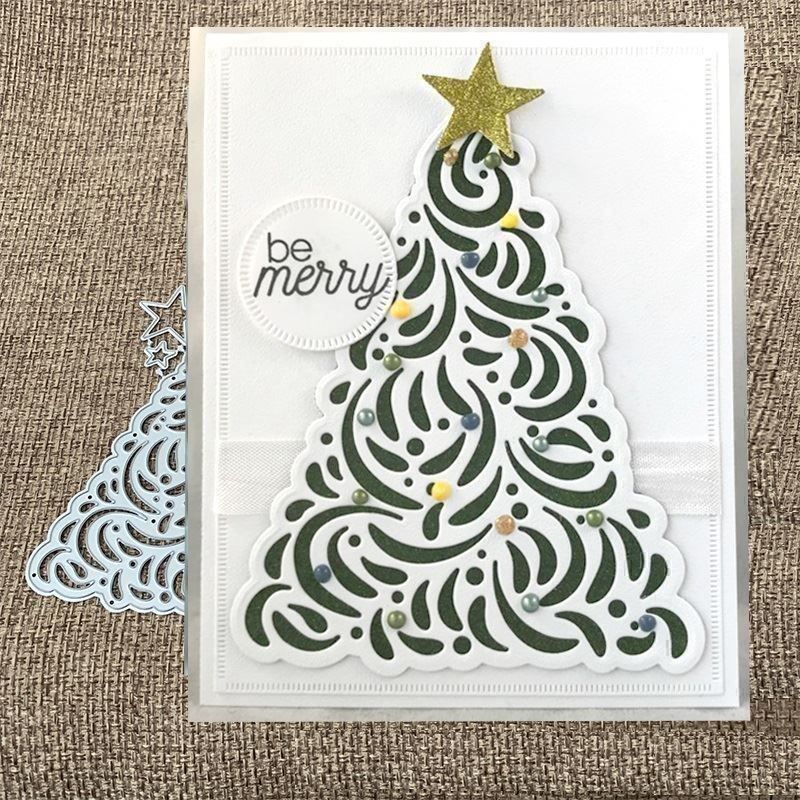 Pochoirs: WEIHNACHTSBAUM 3 STANZSCHABLONE – Neuf avec emballage d'origine à Affoltern am Albis par scrapbooking 1
