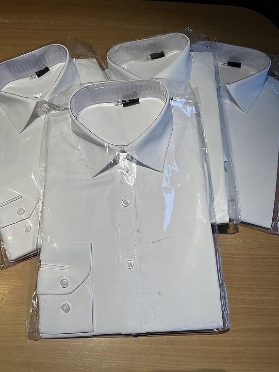 Hemden: Chemise blanche manches longues.  – Gebraucht aus Genève von Eric1823 4
