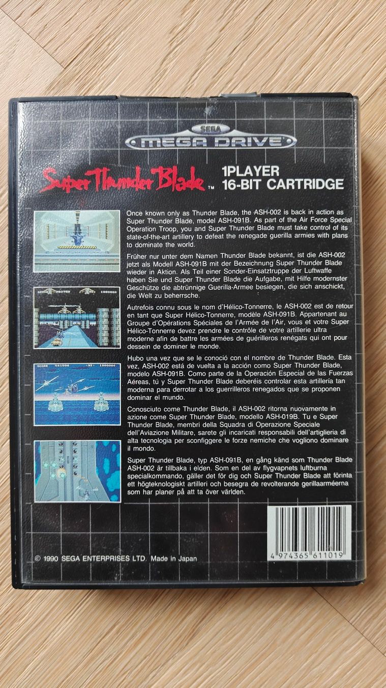Sega Giochi: Super Thunder Blade - Sega Mega Drive - PAL Complete In Box – Usato da Granges-Marnand venduto da Widget 1
