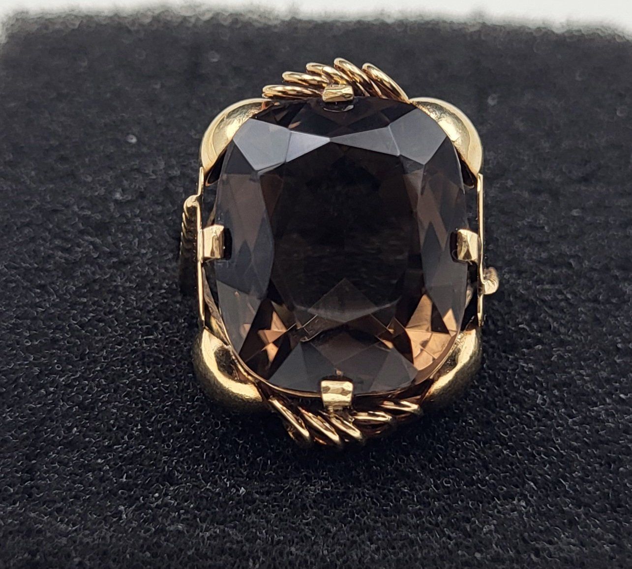 Anelli: Gold Ring 585 Mit Rauchquarz – Usato da Wald ZH venduto da Dasilver 5