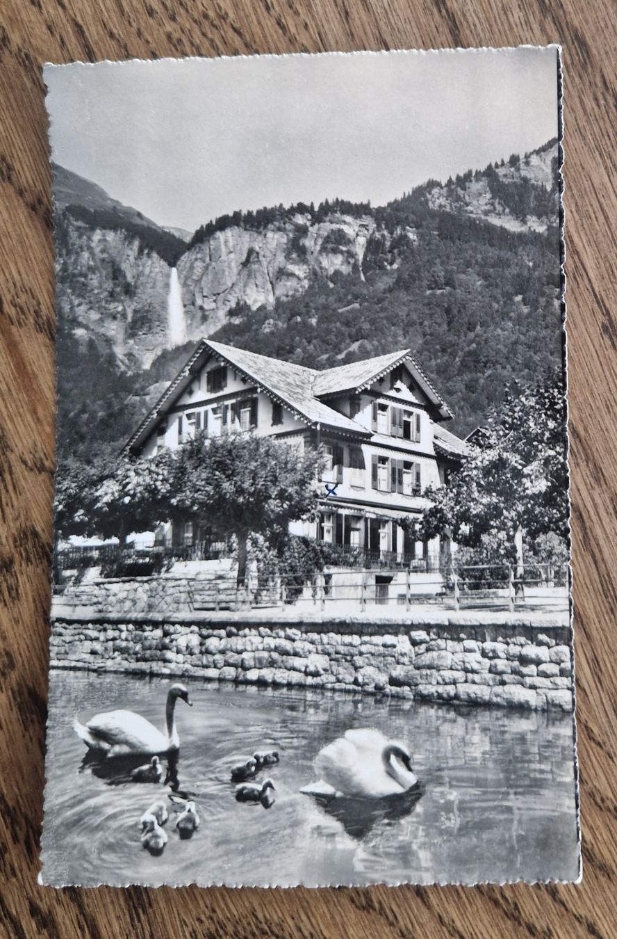 Cartoline postali: Brienz, Hotel Rössli 50iger Jahre – Usato da Ebikon venduto da Donar50