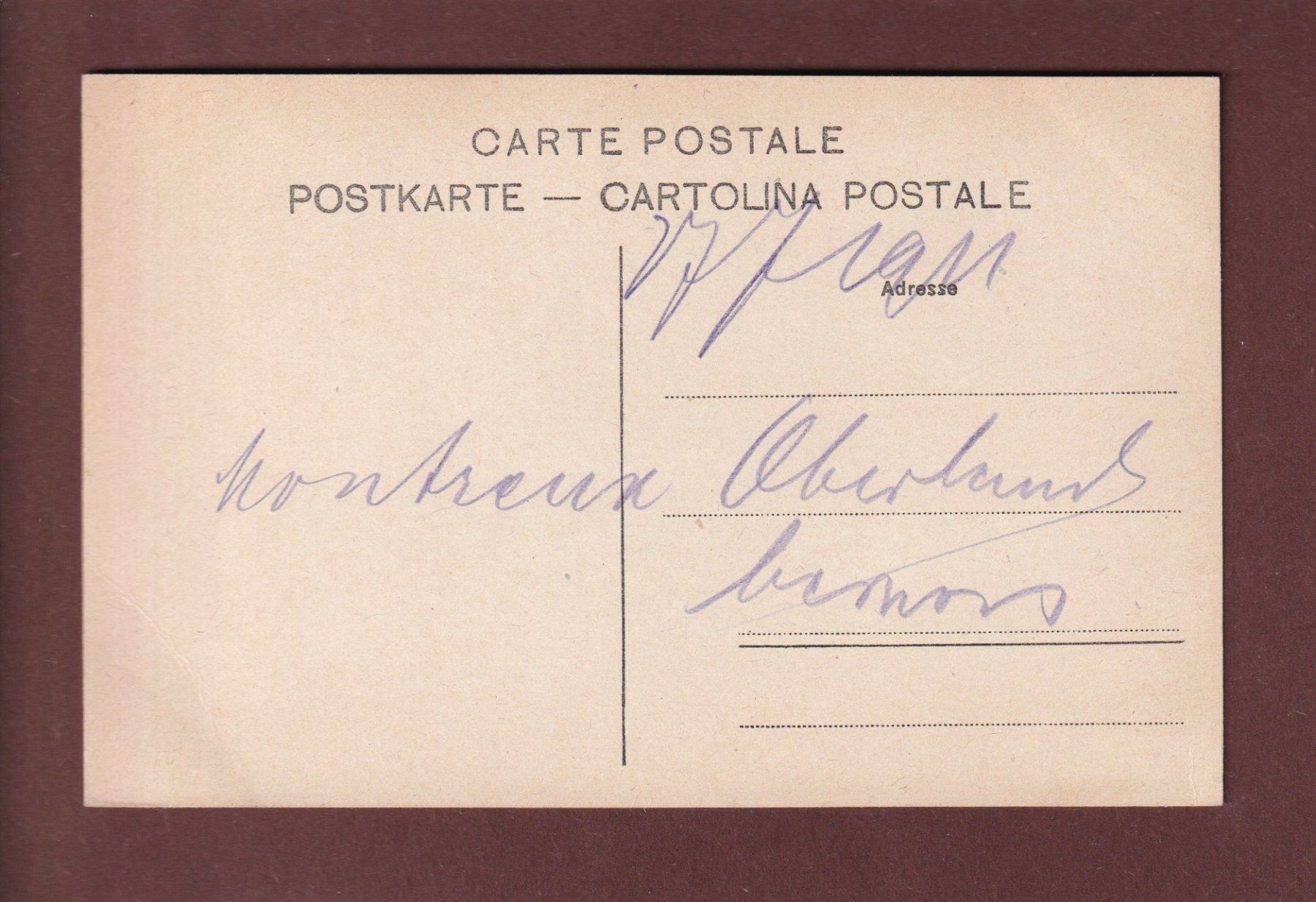 Cartoline postali: CHÂTEAU D'OEX – Usato da Pully venduto da nicecards 1