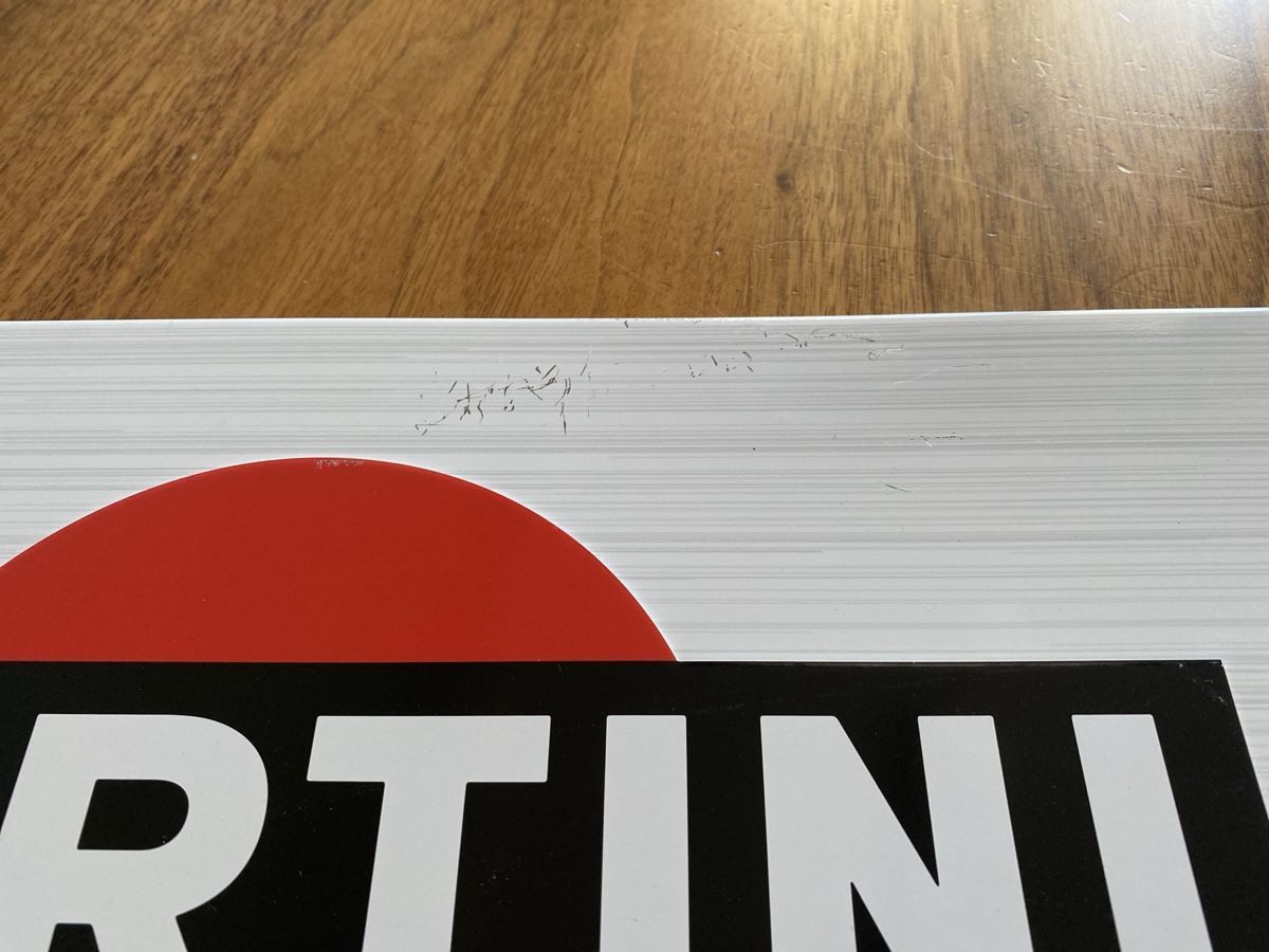Martini Insegne: Martini Metallschild – Usato da St.Gallen venduto da Design04 3