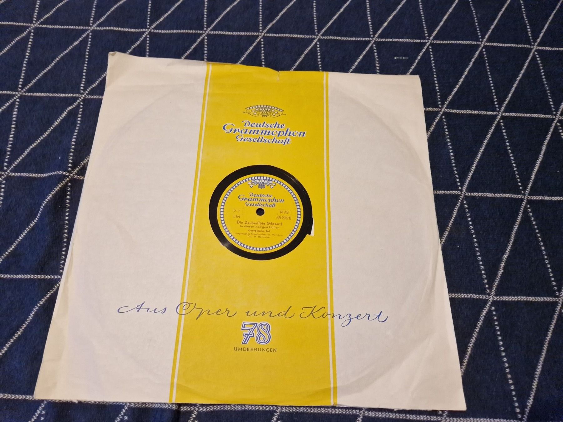 Schallplatten: LP Shellac Die Zauberflöte von 1953 – Gebraucht aus MUEHLAU von ibo_5c7d