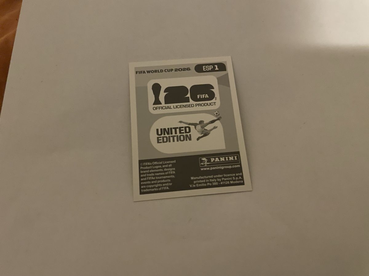 Panini Carte collezionabili: FIFA WM 2026 Spanien ESP 1 – Nuovo (secondo la descrizione) da Winterthur venduto da Cobraforce 1
