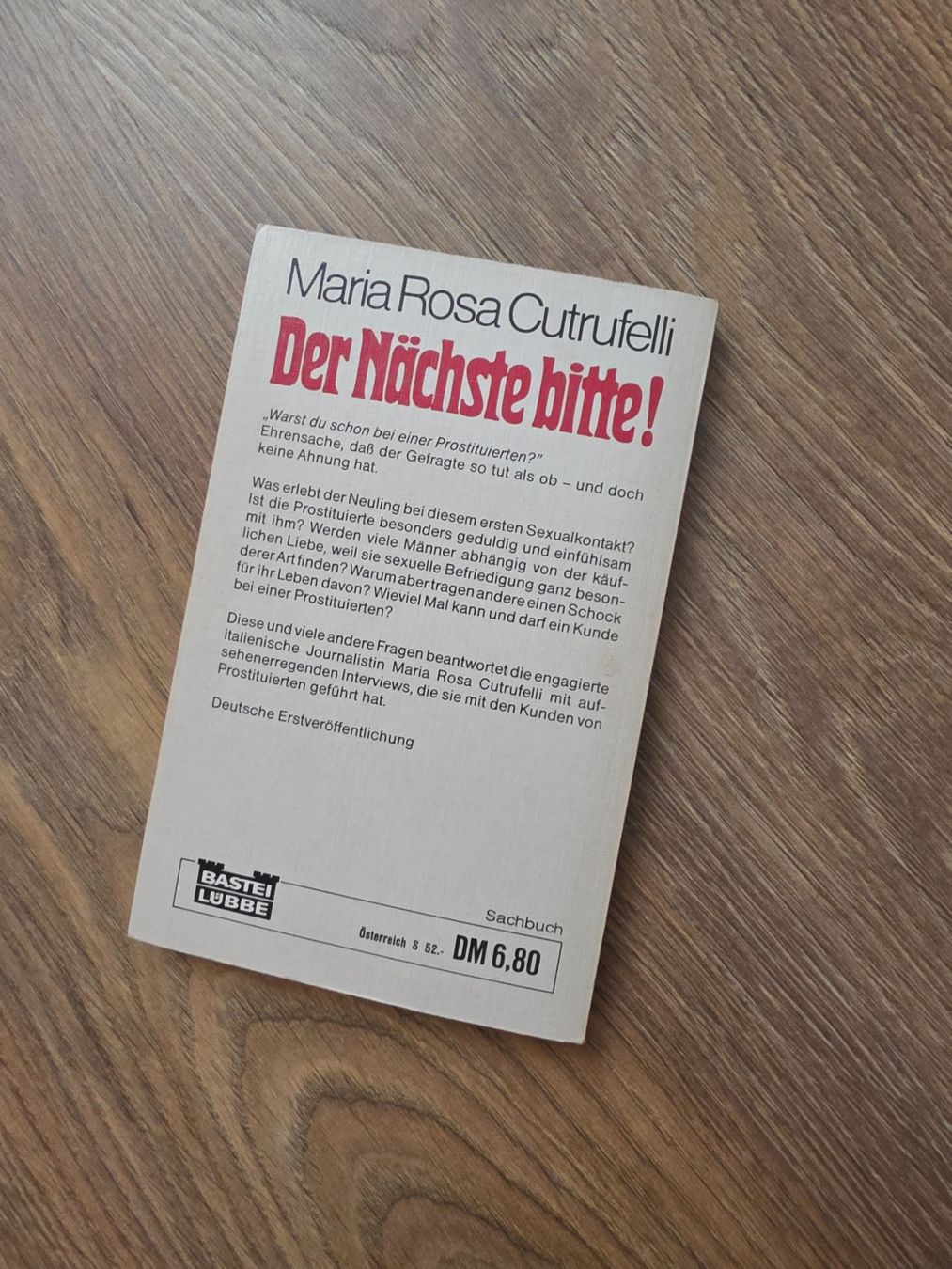 Bücher: Der Nächste bitte!. Warum Männer zu Prostituierten gehen. – Gebraucht aus Nebikon von Japostyle_2 2
