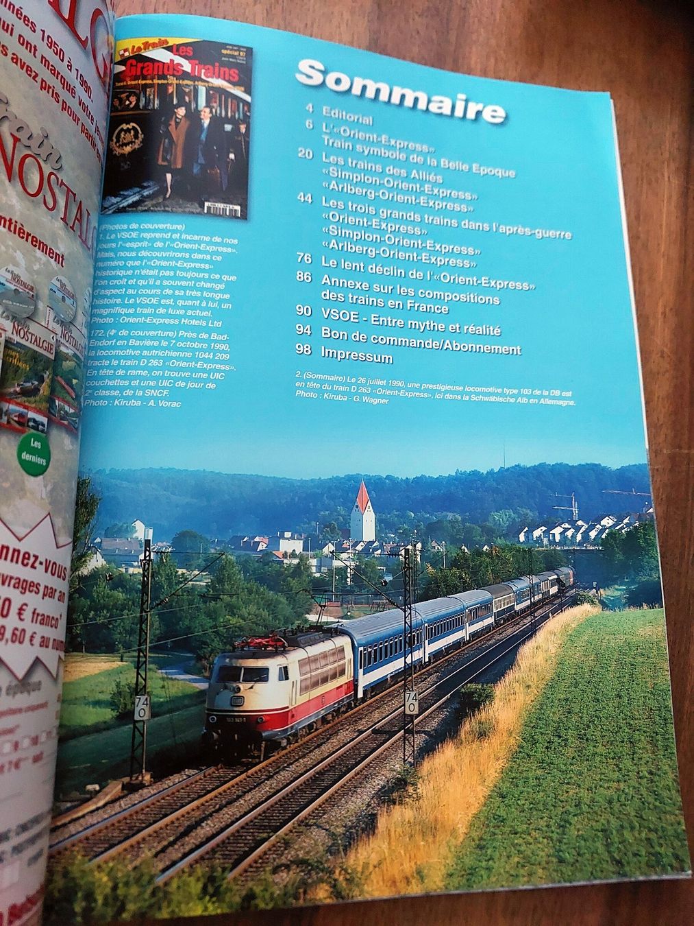 Riviste & Magazine: Le Train - Les Grands Trains Orient Express - CIWL – Usato da Schönenwerd venduto da Steidi 1