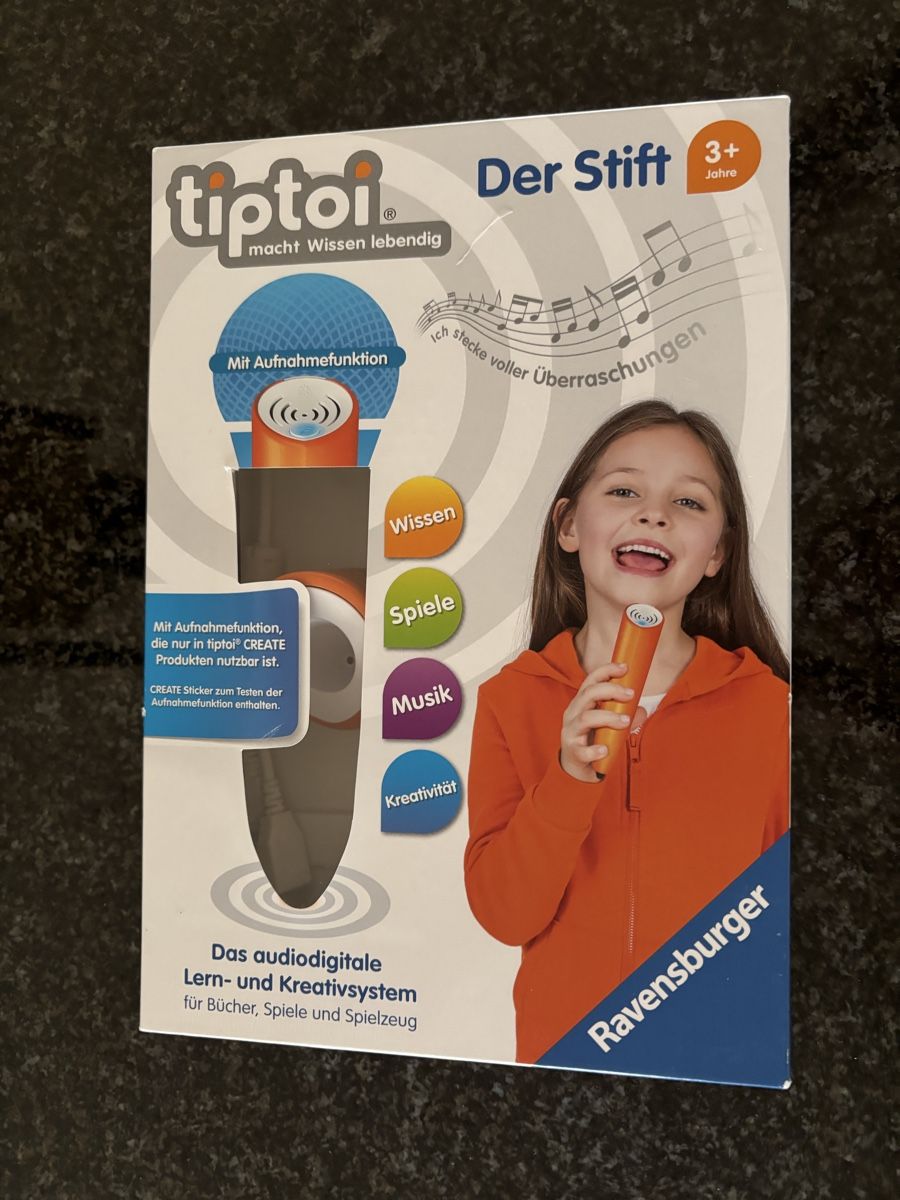 Tiptoi Spiele: Tiptoi Stift 3. Generation inkl Ladekabel und Halter – Gebraucht aus Grosswangen von Sunnyday35