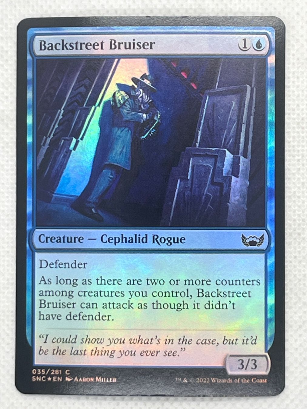 Magic The Gathering Carte collezionabili: MTG Backstreet Bruiser SNC 035 Englisch Common Foil – Usato da Hinterkappelen venduto da Kim1992