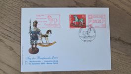2000 Tag der Briefmarkemit rotem Zusatzstempel