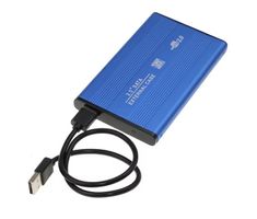 Externes Festplattengehäuse 2,5“ USB A 3.0, Alu/Kunststoff