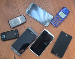 Set di 6 telefoni cellulari misti condizione accettabile