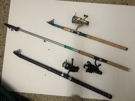 3x Angelrute mit Zubehör🎣 - Bereit für den Fang!