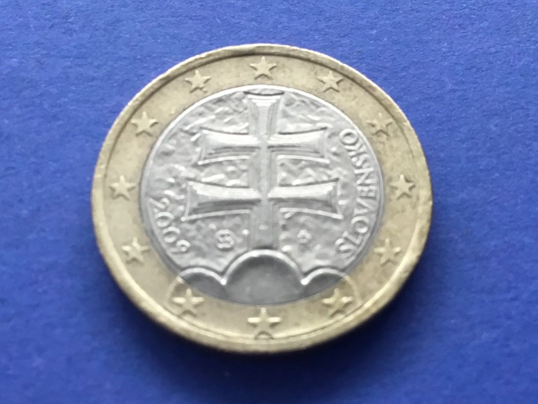 Alle Münzen: 1 Euro Slowakei 2009 – Gebraucht aus St. Margrethen SG von alfapeugeot10 1