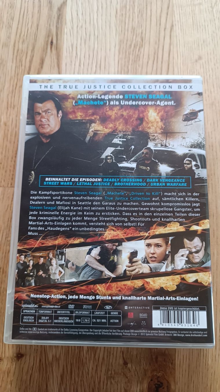 Tutti i DVDs: Steven Seagal - The True Justice Collection – Usato da Oberkulm venduto da Plankton 1