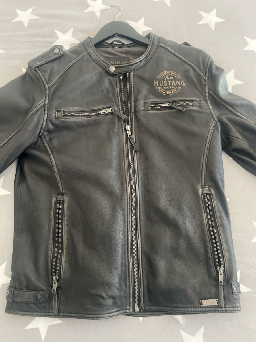 Giacche: Leder Jacke Mustang jeans – Usato da Langenthal venduto da lui_2ytv 1