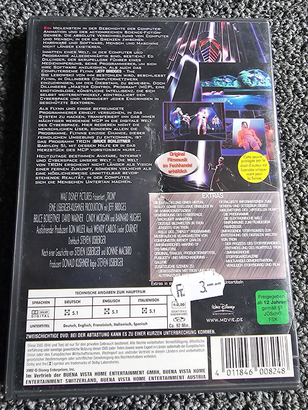 Tous les DVDs: Disney's TRON Deluxe(22286) – D'occasion à Ruswil par jan_bxl5 1