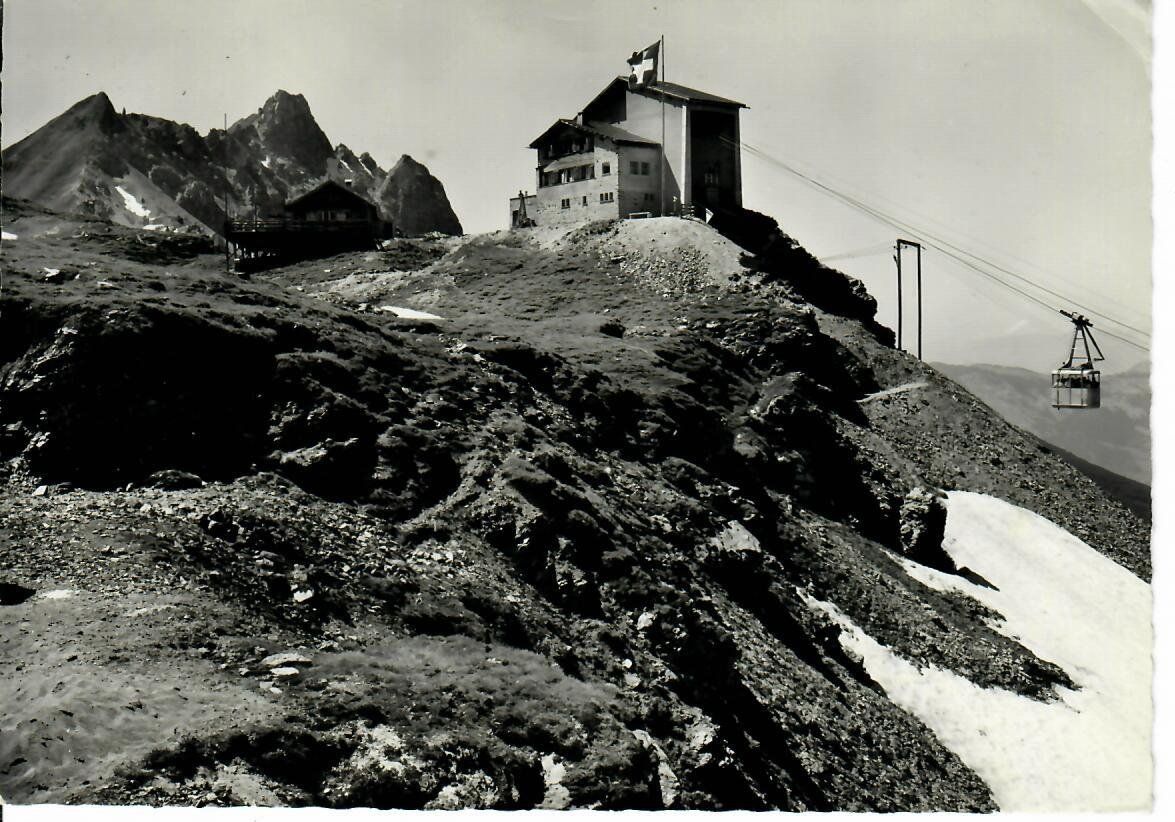 Cartoline postali: Bergstation u. Restaurant Gotschnagrat – Usato da Hochdorf venduto da Ziegel-16