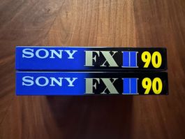 Sony FX II 90 Chrome Kassetten, Fidelity & Excellence, 2 Stk