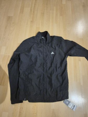 Dünne schwarze Adidasjacke Neu Gr. 44 Neupreis 100 Fr.