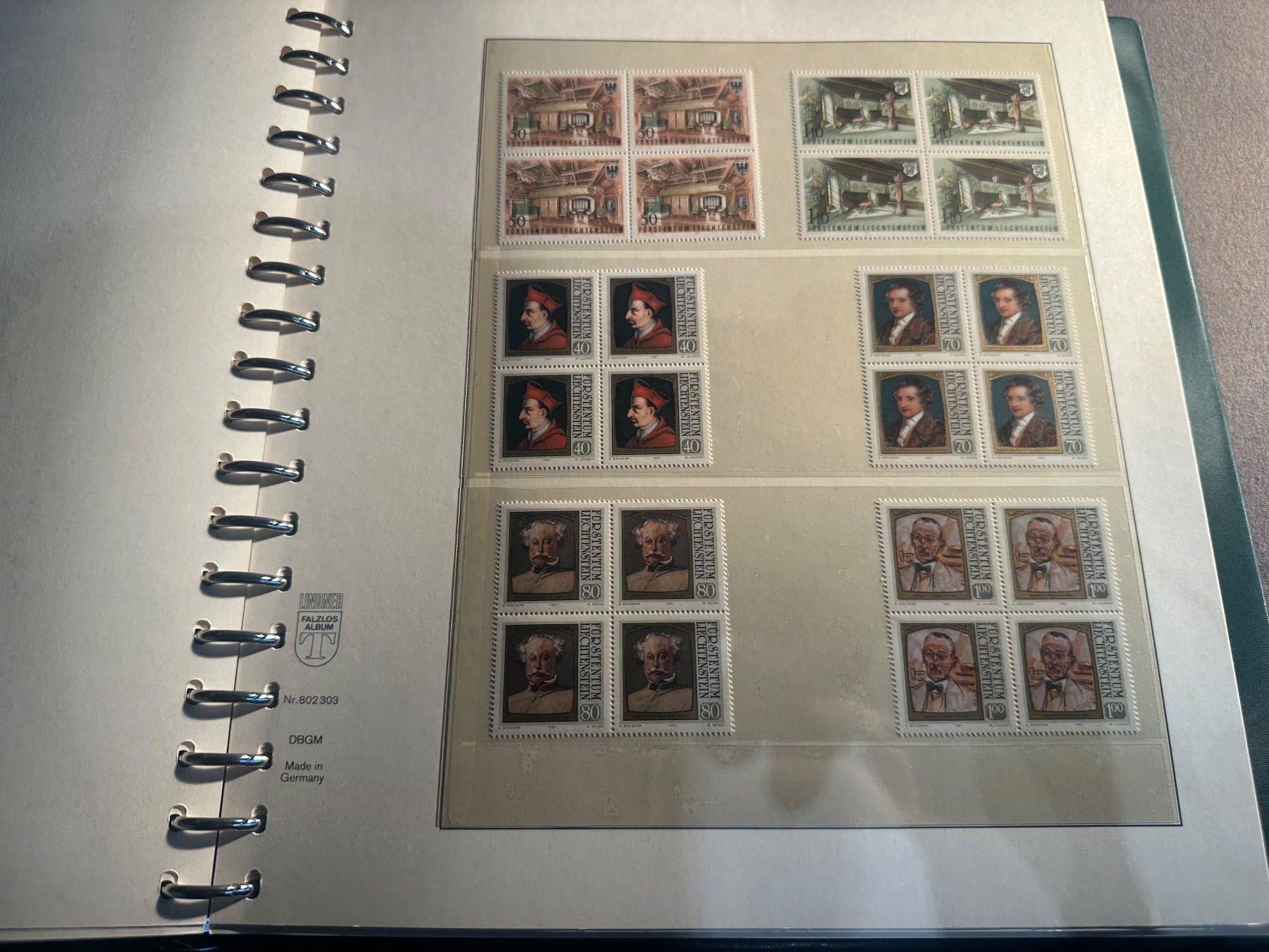 Tutti i francobolli: Sammlung 4er Blöcke Postfrisch** FL Lichtenstein 235+ Stück – Usato da Stettfurt venduto da 2442 1