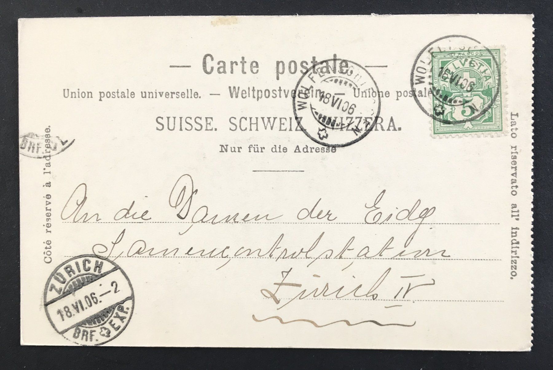 Cartoline postali: ANSICHTSKARTE – Usato da Ostermundigen venduto da wini63 1