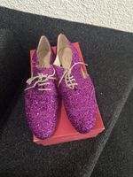 Sparkling George J. Purple Glitter Shoes - Size 37