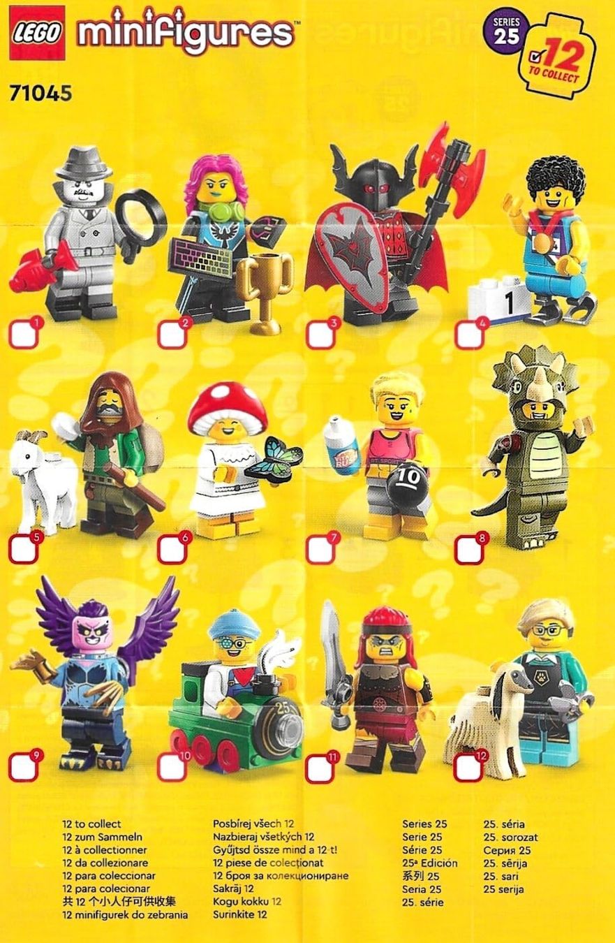Lego Giocattoli: Lego Minifigures - Serie 25 - Complete – Usato da Moudon venduto da LeCollectionneur