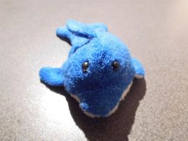 Delfin, blau/weisser Bauch