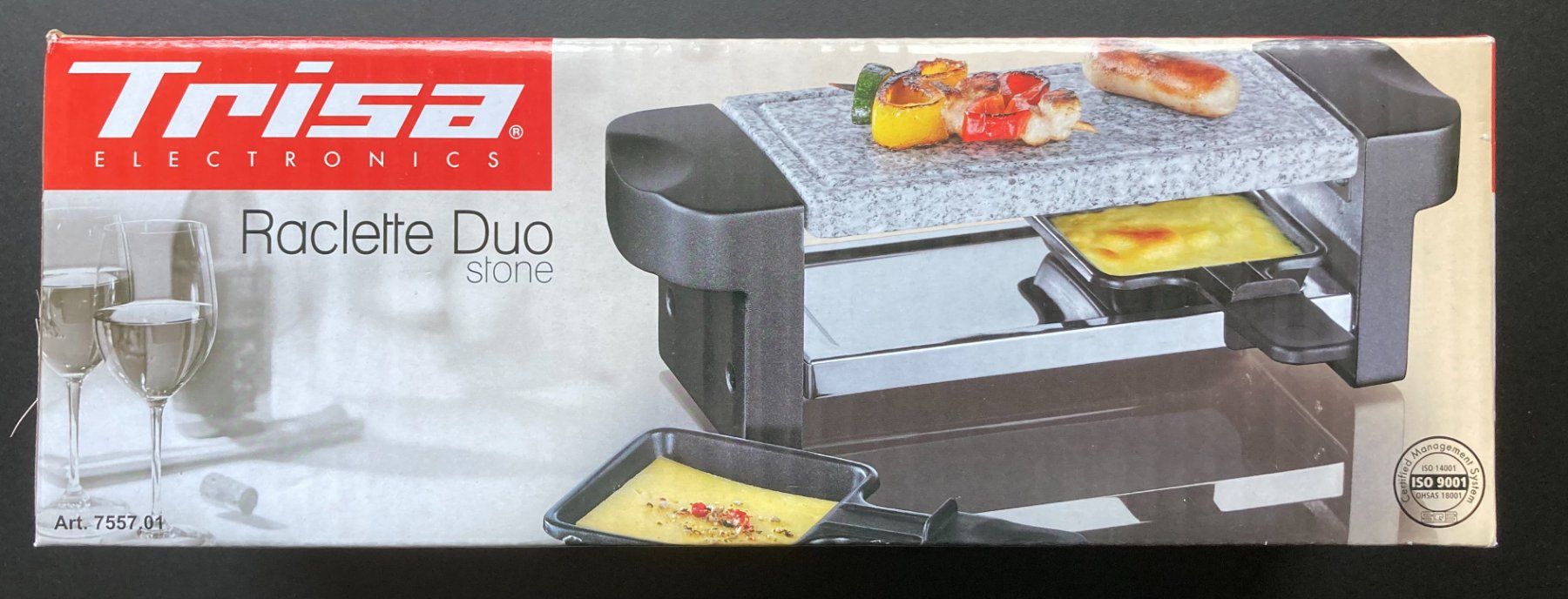 Trisa Küchengeräte: Trisa Raclette-Ofen Duo Stone electronics – Neu und originalverpackt aus Neuenegg von Betscha111 1