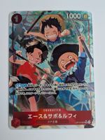 One Piece TCG Ace & Sabo & Luffy OP13-007 SR Parallel JP