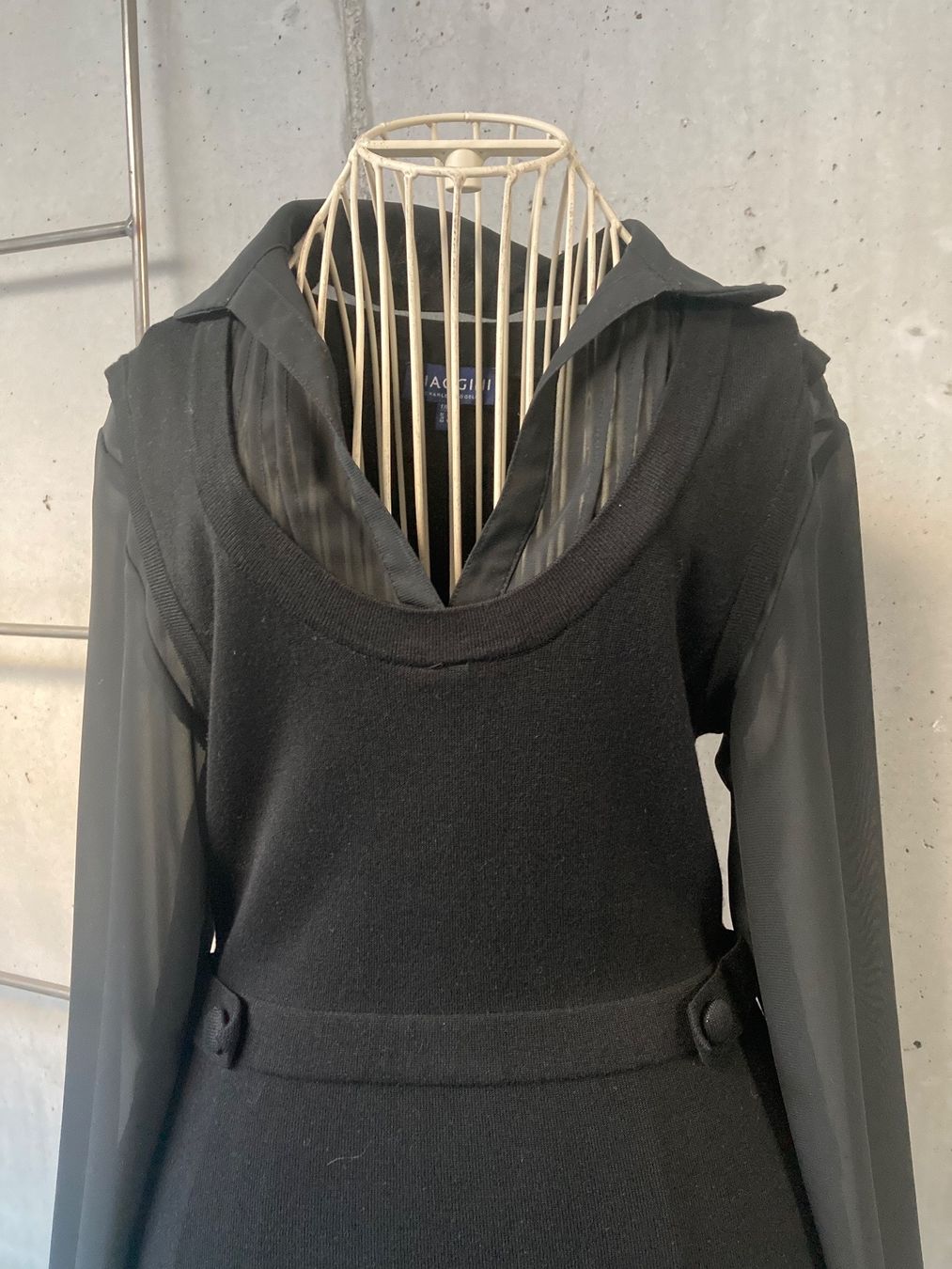 C&A Vestiti: Elegantes Kleid mit transparenten Ärmeln – Usato da Leuk-Stadt venduto da nadlerhu 2