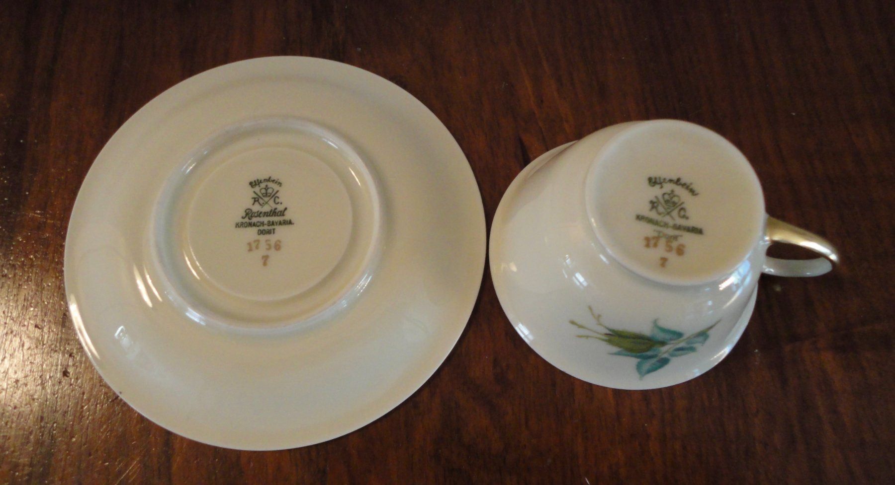 Rosenthal Tazze: ROSENTHAL SAMMELTASSE (DORIT) – Usato da wädenswil venduto da niki20 5