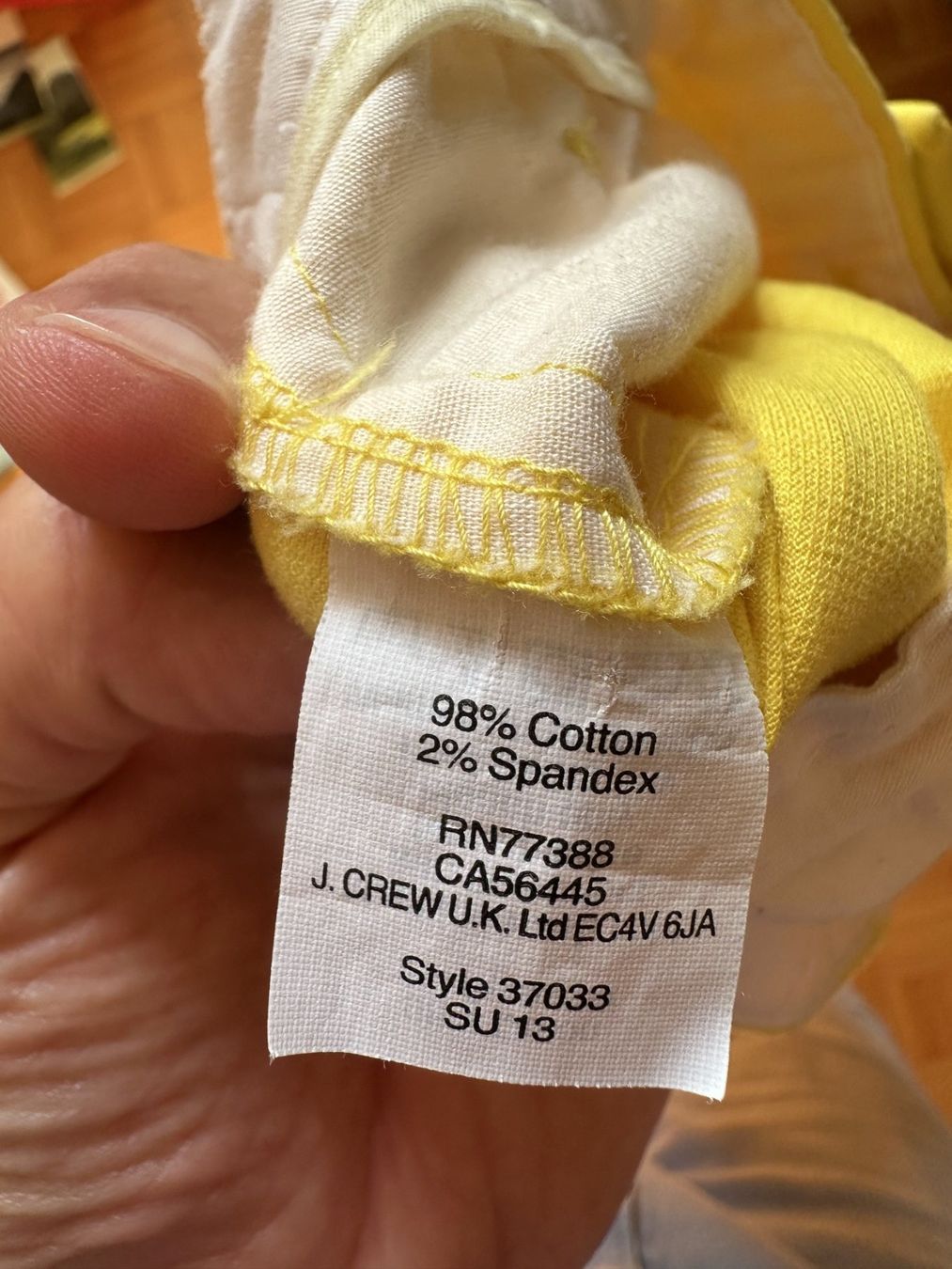 Pantaloni: Gelbe Damen Hose von J.Crew – Usato da Thalwil venduto da Maricortin 3